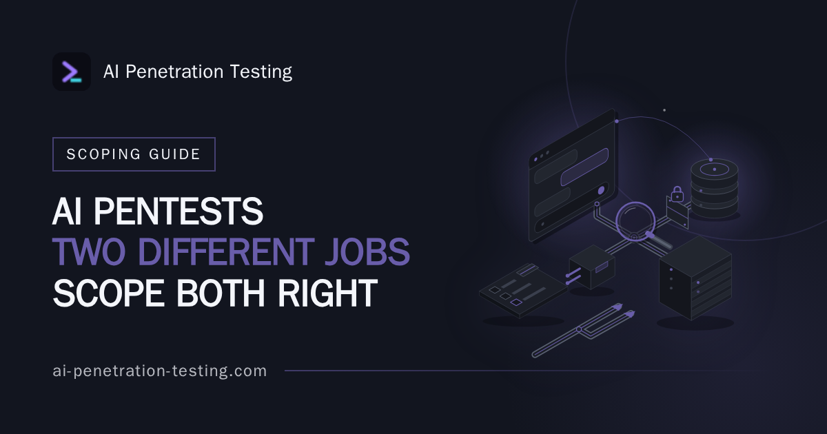AI Penetration Testing: How to Scope It Properly